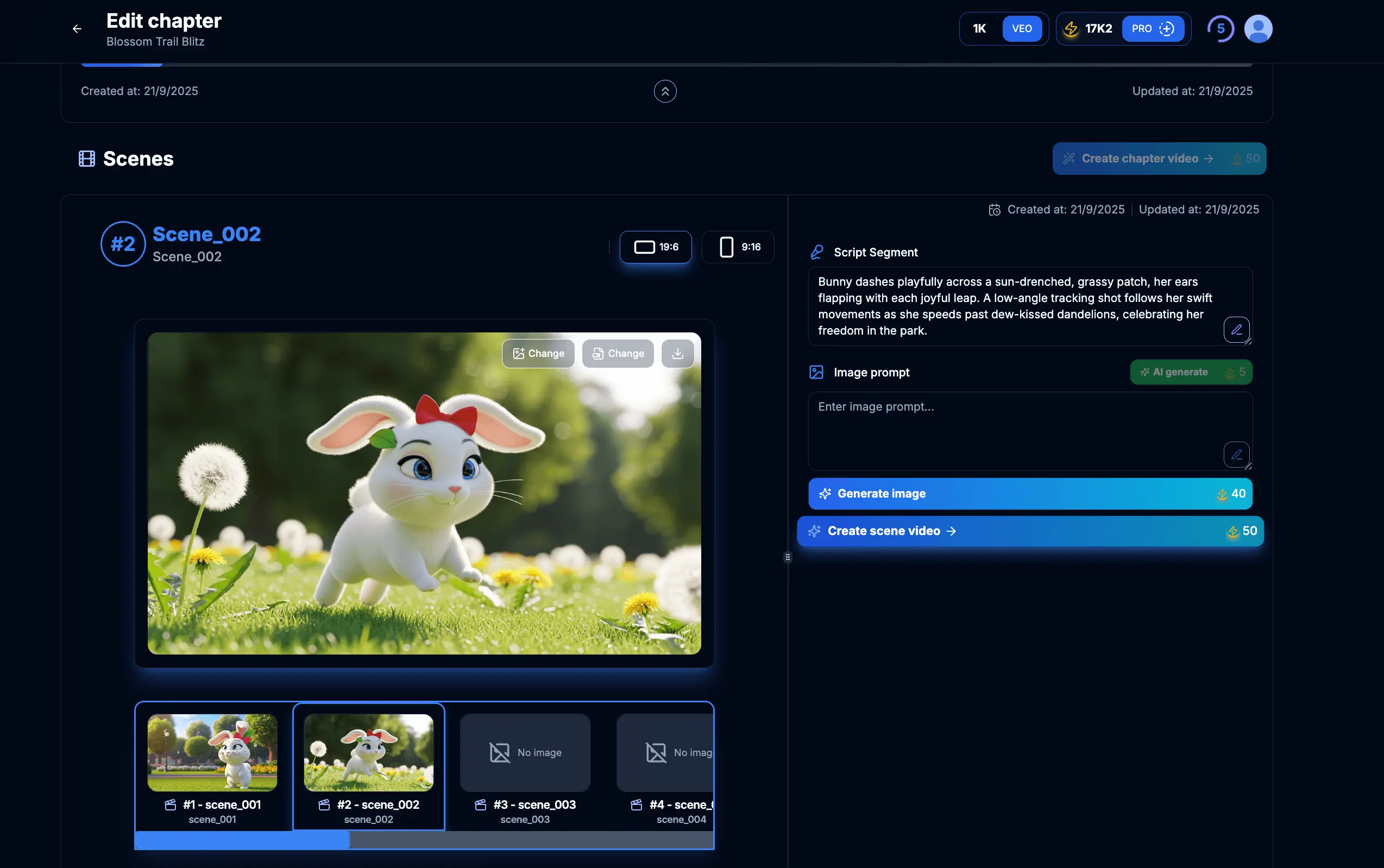 Step 3.1: Create Scene Video
