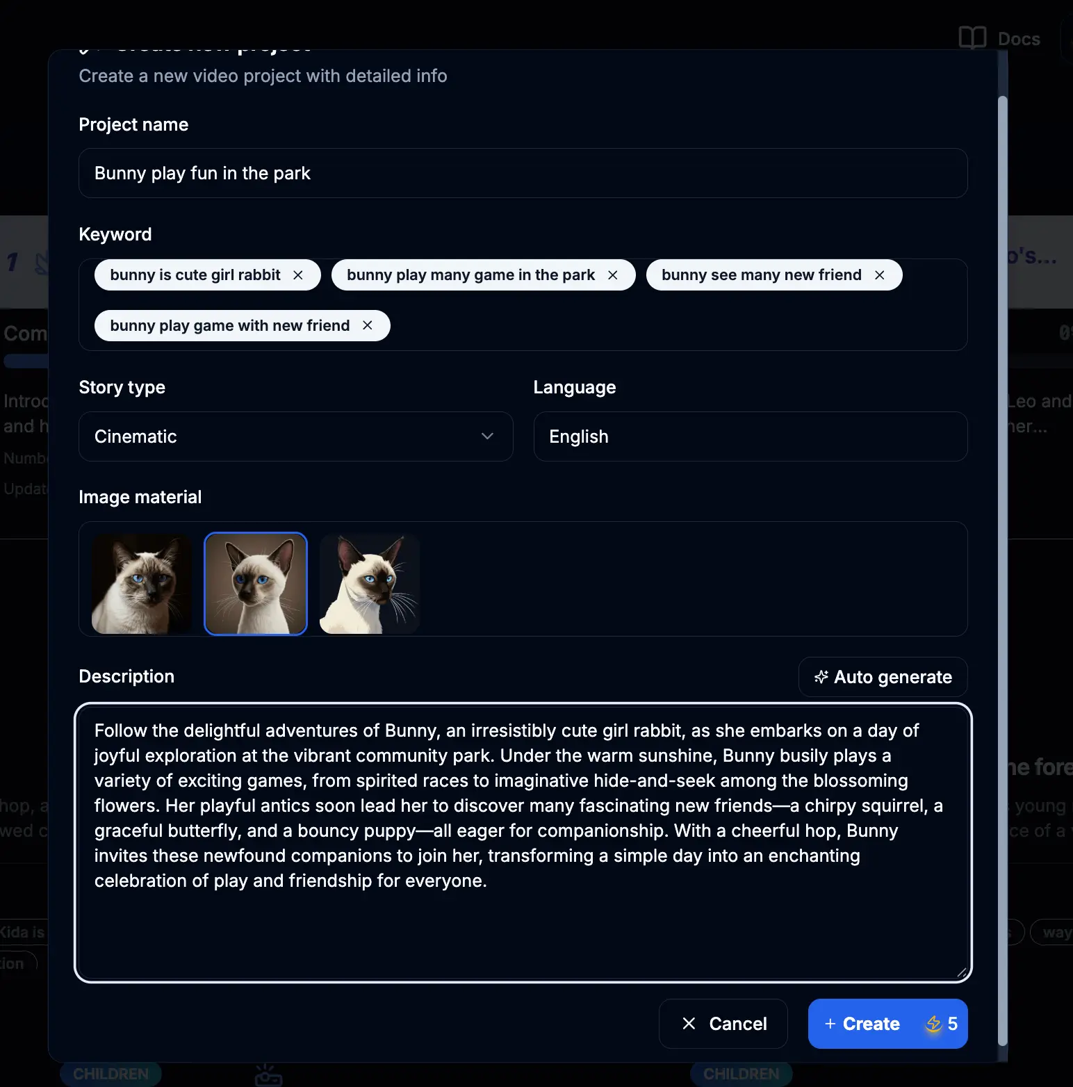 Step 3.1: Generate Project Description