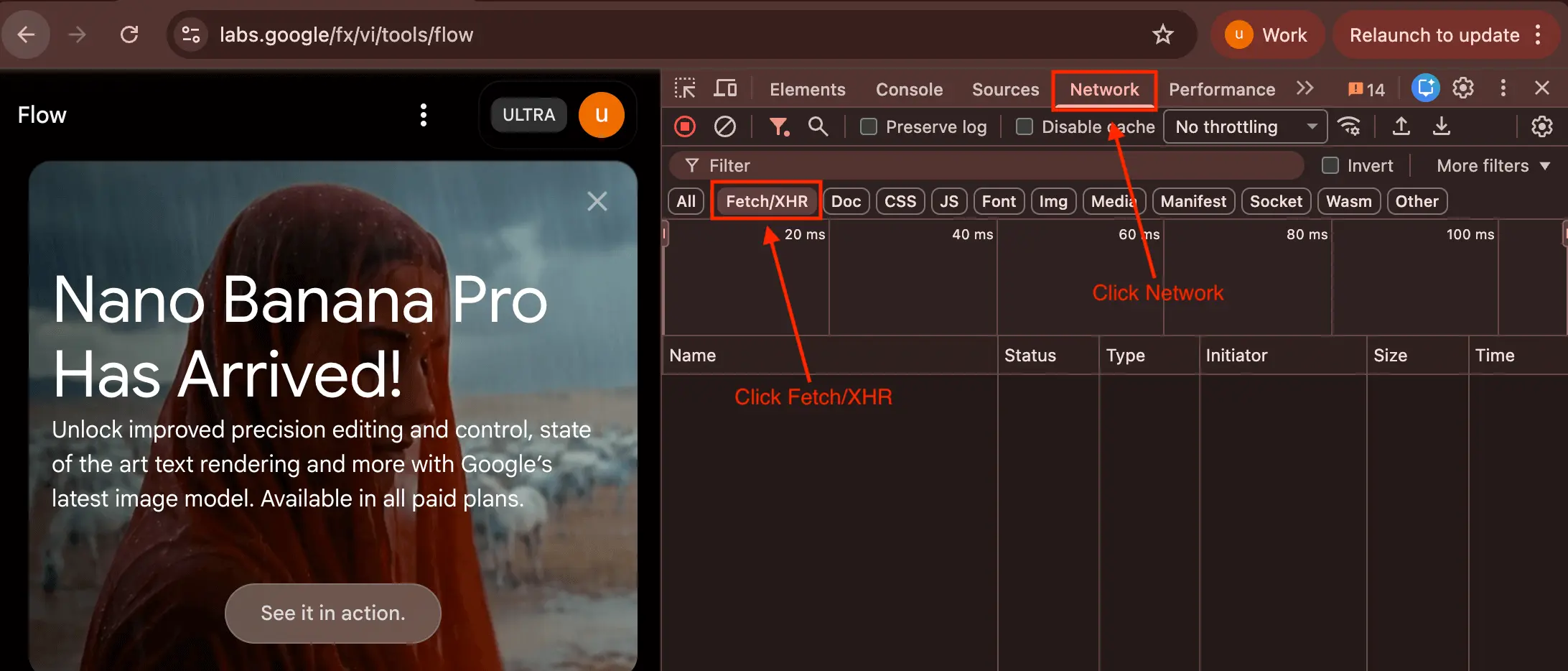 Step 3.1: Access Flow Network